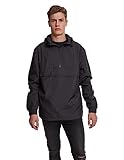 URBAN CLASSICS Sudadera básica cortavientos hombre, con capucha ajustable, bolsillo grande