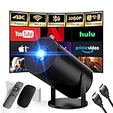 [2025 Modelo & App integrada] Proyector Portátil Soporte 4K 1080P Mini Proyector Dual