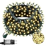 POIFL Luces Navidad, 20 Metros, 200 LED, Con Función De Memoria, 8 Modos De Iluminación