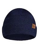 DANISH ENDURANCE Gorro Beanie Lana Merino Hombre y Mujer, Gorro Invierno