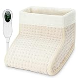 Biutee Calentador de Pies Eléctrico, Calentador Pies 10 Niveles de Temperatura 30-60℃