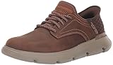Skechers Slip-ins Garza-Gervin Casual Slip-on Shoes, Sneaker Hombre, Dark Brown Leather, 44 EU
