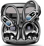Auriculares Inalambricos Deportivos, Auriculares Bluetooth 5.3 con HD Mic y Reducción de Ruido ENC