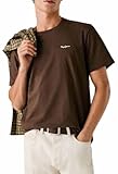 Pepe Jeans Contrast Connor Camiseta, Marrón (Dark Brown), para Hombre