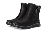 Skechers Synergy Lovely Collab, Botas Cortas al Tobillo Mujer, Black Microleather