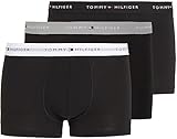 Tommy Hilfiger Calzoncillos bóxer Pack de 3 Hombre Trunks con Logotipo en la Cintura, Multicolor