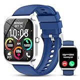 Reloj Inteligente Hombre Mujer,1.85" HD Smartwatch con Llamadas y Voz de Al,WhatsApp Notificaciones