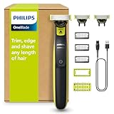 Philips OneBlade 360 Auténtico Barbero, afeitadora y recortadora eléctrica facial y corporal