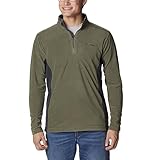 Columbia Klamath Range 2 Half Zip, Sudadera De Forro Polar Hombre, Stone Green/Shark