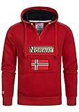 Geographical Norway GYMCLASS Men - Sudadera con Capucha y de Bolsillo