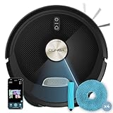 Cecotec Robot Aspirador y Friegasuelos con IA y App Conga M100 X-Treme. Succión 20000Pa