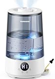 Homvana Humidificador Bebes Mocos y Tos, 3.6L Cool Mist 16dB Silencioso (SilentSpray), Top-Fill