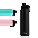 Botella de Agua 750ml -Aislada al Vacío Mantiene la Bebida Fría 16h y Caliente 10h