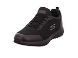 Skechers SQUAD SR MYTON, Zapatillas para Hombre, Black Textile/Synthetic, 43 EU