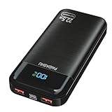 Batería Externa 27000mAh 22.5W PD3.0 QC4.0 Power Bank Carga Rapida, 3A USB C