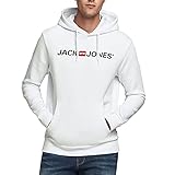 JACK & JONES JJECORP Old Logo Sweat Hood Sudadera con Capucha, Blanco, M para Hombre