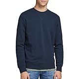 Jack & Jones Jjebasic Sweat Crew Neck Noos Sudadera, Marino, L Hombre