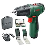Bosch taladro/atornillador a batería EasyDrill 1200 ( juego de brocas y puntas de atornillar)