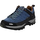 CMP Rigel Low Trekking Shoes WP, Zapatillas de Deporte Hombre, Rubber Bluestone