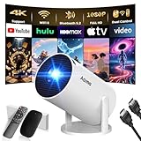 [App Integrada] Mini Proyector 2025 Upgraded Proyector Portátil, Dual Control con Ratón