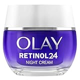 Olay Retinol 24 Crema de Noche Hidratante Facial, Cuidado de la Piel con Vitamina E Antioxidante