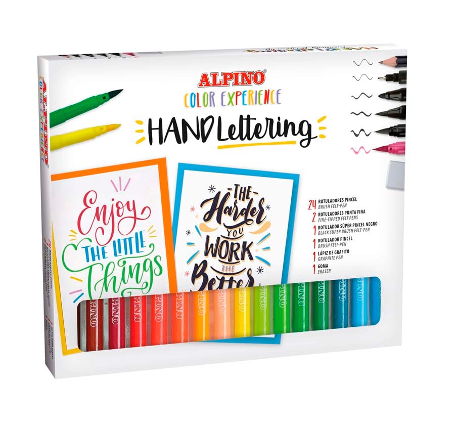 Set Lettering Alpino Color Experience