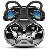 Auriculares Inalambricos Deportivos, Auriculares Bluetooth 5.4 HiFi Estéreo con 4 HD Mic, 50H