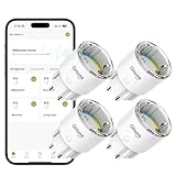 GHome Smart Enchufe Inteligente con Monitoreo de Energía, Temporizador, Control Remoto