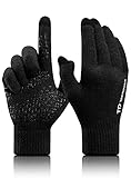TRENDOUX Guantes para mujer, para correr, para hombre, para pantalla táctil, agarre antideslizante