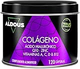 Colágeno Hidrolizado Puro + Ácido Hialurónico + Coenzima Q10 + Vitaminas y B12 + Zinc