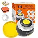 XIXISOYA Baliza V16 Homologada DGT con Geolocalización Luz de Emergencia V-16 Conectada DGT 3.0