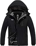 Wantdo Chaqueta de Montaña de Senderismo Parka Cálida Forro Polar