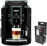 Krups Essential Mecánica Negra + Kit descalcificación, Cafetera Superautomática, Mecánica