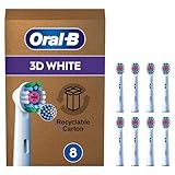 Oral-B Pro 3D White Recambios para Cepillo Eléctrico de Dientes, Pack de 8 Cabezales