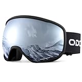 Odoland Gafas de Esquí para Adultos y Jóvenes, Gafas de Snowboard de Doble Capa - Protección UV