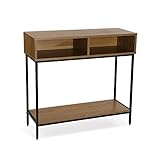 Versa Jinkx Mueble Recibidor Estrecho para Entrada o Pasillo, Mesa Consola, Espacio de almacenaje