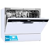 Midea Lavavajillas Pequeño Blanco 55 cm para 6 servicios
