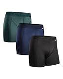 DANISH ENDURANCE Calzoncillos Hombre Boxer Deportivos, Ajustados y Transpirables, Pack de 3, MC