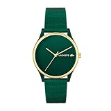 Lacoste Reloj Analógico de Cuarzo para mujer Colleción Crocodelle con Correa en silicona