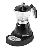 G3 Ferrari G10045 Risveglio Espresso - Cafetera moka eléctrica programable, 400 W, 3 tazas