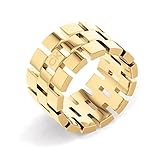 Calvin Klein Anillo para Mujer Colección GEOMETRIC en Oro Amarillo