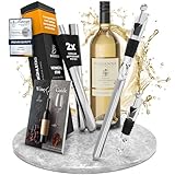 Brendo Enfriador de Botellas de Vino 4 en 1 – Varillas Enfriadoras de Acero Inoxidable