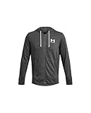 Under Armour UA Rival Terry LC FZ - Castlerock Light Heather / / Onyx White - LG