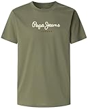 Pepe Jeans Eggo N Camiseta para Hombre, Verde (Verde Militar)