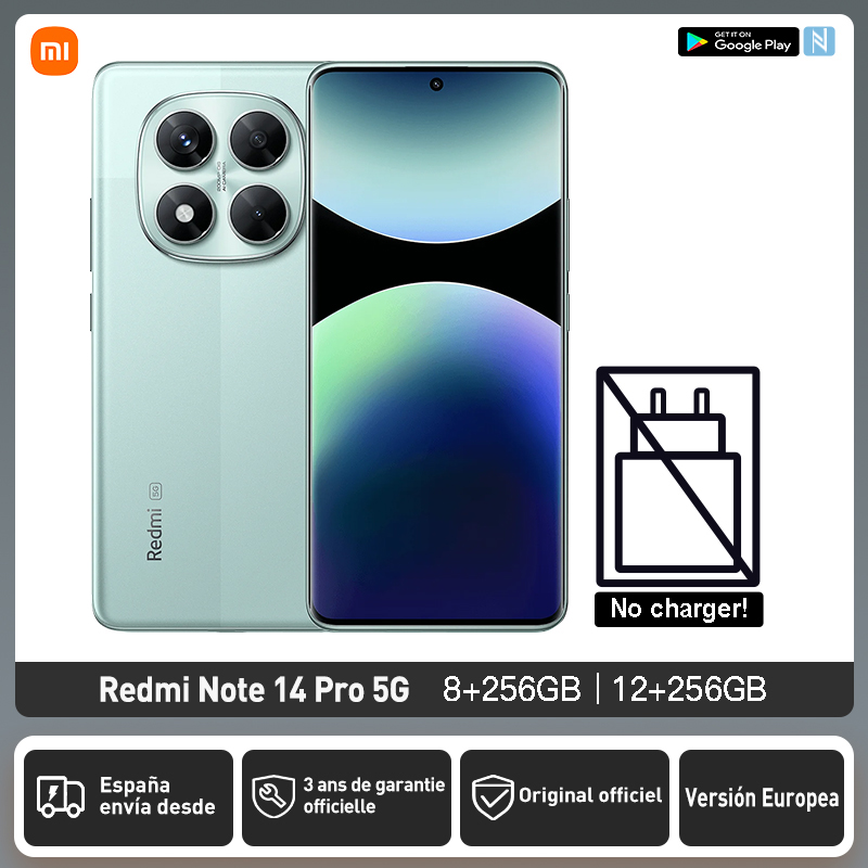 Xiaomi Redmi Note 14 Pro 5G con 200MP, IP68 y NFC