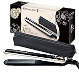 Remington Plancha de Pelo Pearl, Cerámica Avanzada con Perla, Placas Flotantes Extralargas