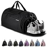Fitgriff® Bolsa Deporte Gimnasio, de Fitness, Hombre y Mujer, Gym - Bolsa de Viaje Macuto con Zapato