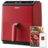 Cosori Dual Blaze Freidora de Aire, Air Fryer WIFI 6,4L, 11 en 1