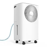 CONOPUPlus 12L/día Deshumidificador, Drenaje Continuo, Deshumidificación Auto