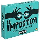 Gamely El Impostor | Divertido Juego de mímica e identidades secretas en Formato de Bolsillo